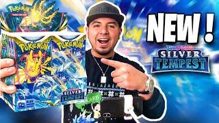 Opening The NEW Pokemon Silver Tempest Booster Box!