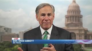 Gov  Greg Abbott joins ABC 7 to talk hospital numbers, Amarillo's COVID 19 response