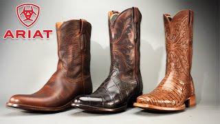 (Unboxing) $1,569 Alligator, Caiman, and Bison cowboy boots - Ariat