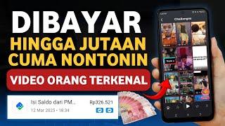 DIBAYAR - Dari Nontonin Video Orang Terkenal Doang - Cara Dapat Uang Dari Internet Terbaru