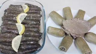 Live cooking! Stuffed Grape Vine leaves and Zucchini #live