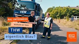 Warum ist das THW eigentlich blau? Zu Besuch bei einer Großübung.