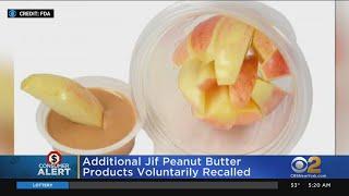 Jif expands peanut butter recall