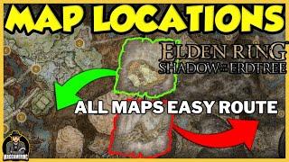 All DLC MAPS Elden Ring Shadow of the Erdtree Locations for Map fragments