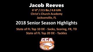 Jacob Reeves 2018 Senior Season Highlights