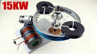 I turn Magnet 15000W Motor Copper Coil Self-running Electronic Free Energy Generator