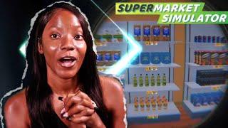 MADE OUR FIRST $1K + NEW PRODUCTS & EXPANDED OUR STORE !!!! | Supermarket Simulator PT.2