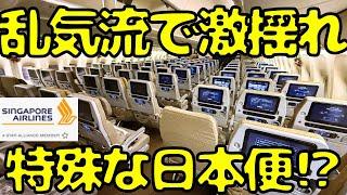 【上空大荒れやばい...】他とは違うシンガポール航空の日本線を利用してみたら...