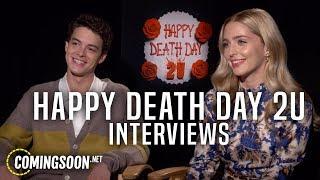 Happy Death Day 2U Interviews! Jessica Rothe, Israel Broussard, Christopher Landon and Jason Blum