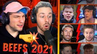 Top 9 YouTube BEEFS aus 2021 (Rezo und Rewi)