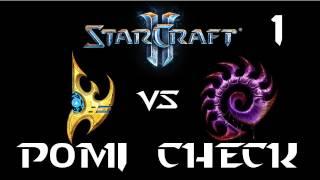 StarCraft 2 - Pomi [P] vs Check [Z] G1 (Commentary)