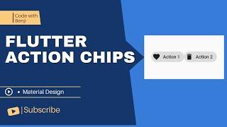 flutter tutorial, Using chips, flutter action chips, flutter windows, flutter 2022, flutter hindi