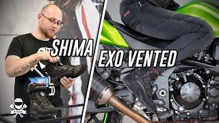 Buty motocyklowe dla niego i dla niej - miejskie Shima Exo Vented. Nowość 2020!