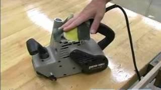 How to Use a Belt Sander : How to Clean a Belt Sander