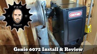 Genie 6072 Garage Door Opener Installation and Review