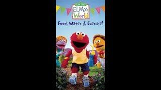 Elmo's World: Food, Water & Exercise (2005 VHS)