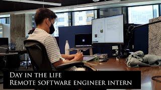 day in the life of a 20yr old remote software engineer intern at LinkedIn