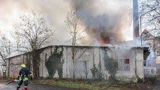 Erneuter Gebäudebrand auf dem Gelände der ehemaligen Sophienheilstätte bei Bad Berka