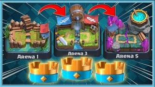  BEGINNING OF CLASH ROYALE! DECKA FOR 1, 2, 3, 4 AND 5 ARENA / Clash Royale