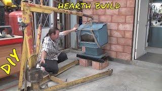 Wood Stove Hearth Pad Build & Install in the Workshop  EP  4 of 7