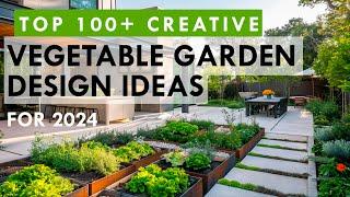 Top 100 Unique Vegetable Garden Design and planning Ideas for your backyard 2024