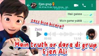 Main truth or dare di grup Ejen Ali, zass akhirnya bisa ngomong  //Ejen Ali dubbing