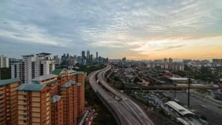 Time lapse: Day to Night City