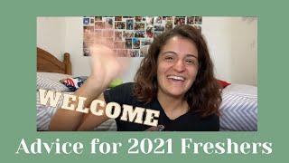 Advice for 2021 Freshers during Freshers' Week