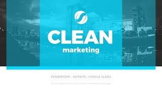 Clean Marketing Powerpoint Template