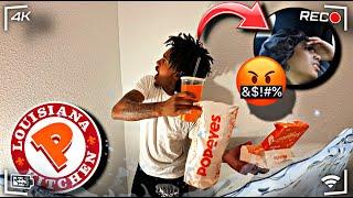 THROWING MY GF FOOD OUT THE WINDOW PRANK GONE WRONG * SHE BROKE UP WITH ME *