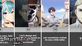 50 Interesting Facts about Attack on Titan | QueueBurst Comparison