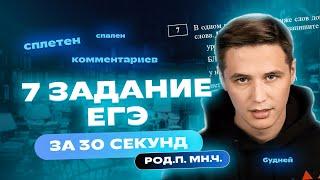 НОВЫЙ ТРЕК | Задание №7 | Формы существительных РЭПОМ | Русский язык ЕГЭ