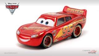 BDD World of Cars - Rust-Eze Lightning McQueen with Metallic Finish