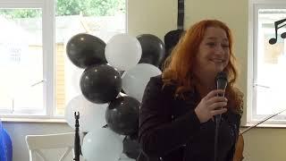 Niamh Kavanagh performs with Mobile Music Machine for Nursing Homes Week 2023