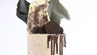 Oreo Frosting and Chocolate Flag Cake- Rosie's Dessert Spot