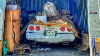 Потрясающая находка на аукционе складов! забытый Corvette на 20 лет
