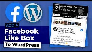 How to add a Facebook Page Plugin (AKA 'Like Box') to WordPress Classic Widgets