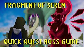 Defeat Fragment of Seren on your FIRST TRY (OSRS SONG OF THE ELVES BOSS GUIDE FOR NOOBS)