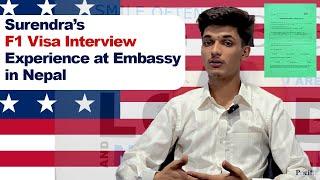 (In Nepali) USA Visa Interview Experience ( US Student Visa F1 ) in Nepal. US Study Visa Nepal F1