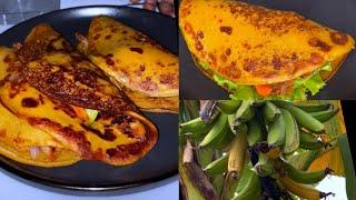 How to make plantain tortillas/ best plain recipe ever/ plantain pancake