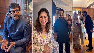 Megastar Chiranjeevi Fun With Upasana | Ram Charan | Chiraneevi Received Padma Vibhushan