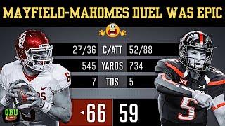 The EPIC CFB Showdown Between Gunslingers MAYFIELD and MAHOMES