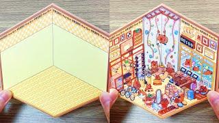 (ASMR) DIY Gym of Capybara Miniature 3D Stickers | Relaxing Video #satisfying