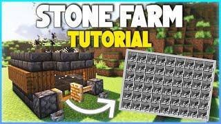 Minecraft EASY Stone Farm Tutorial! 1.20+ (15000+ P/H)