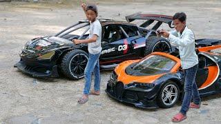 NERF GUN CAR RC CONTROL BATTLE  4