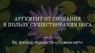 65. Аргумент от сознания в пользу существования Бога