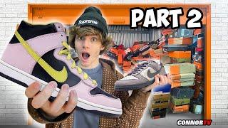 I Bought a $10,000 ABANDONED STORAGE UNIT full of SNEAKERS! Part 2