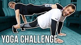 COUPLES YOGA CHALLENGE!! *OUCH! EPIC FAIL!*