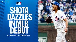 Shota Imanaga throws 6 shutout innings in MLB debut! (1st start highlights)