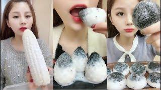 Sütlü Buz Yemek Videoları - #81 ASMR (Frozen Milk Eating)